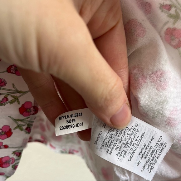 J. CREW x LIBERTY FABRIC *Blogger Favorite* Floral Smocked Ruffle Top L6741 - Picture 10 of 11